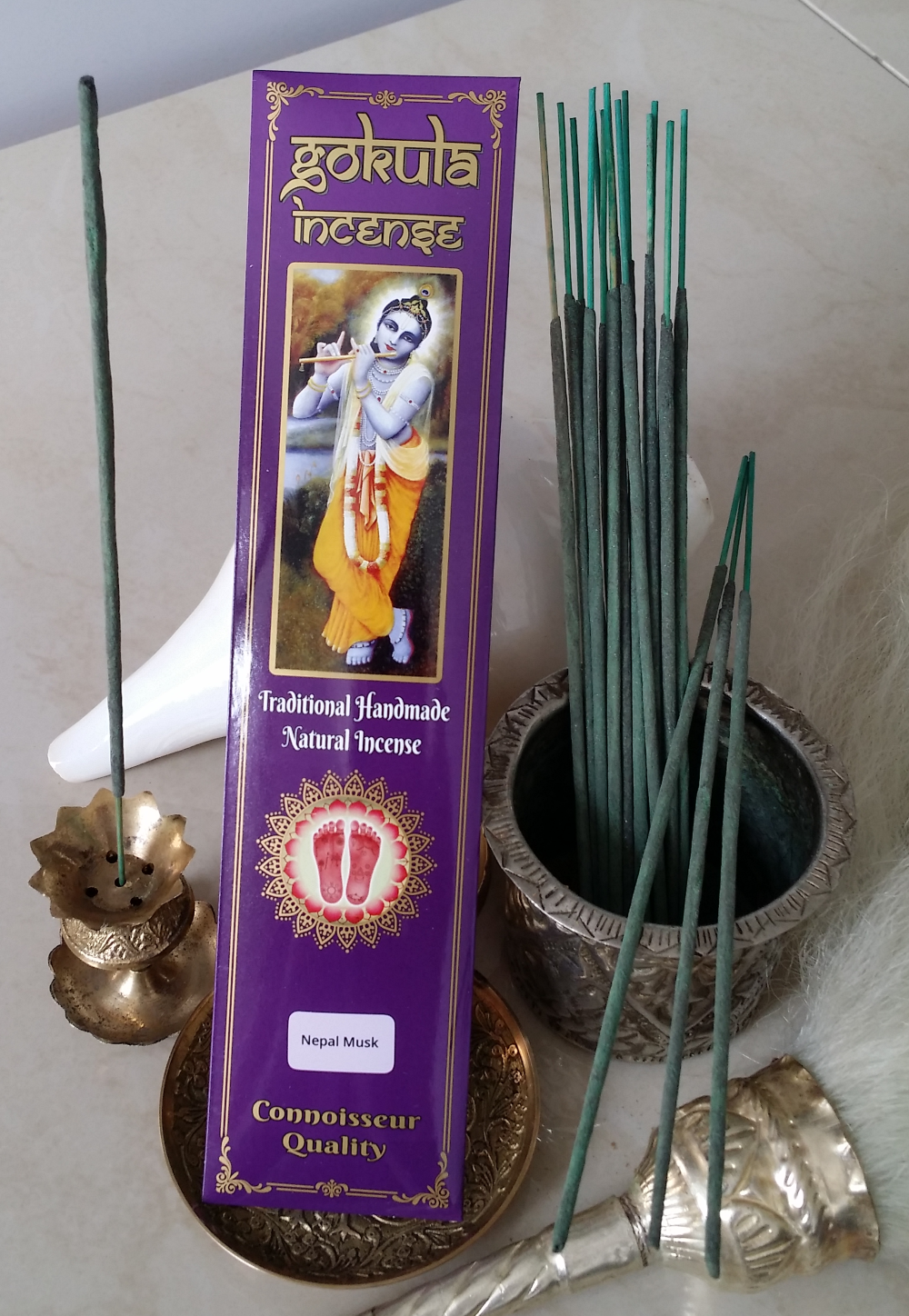 20 grams Pure Organic Incense Connoisseur Nepal Musk Primo Incense Sticks 